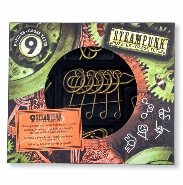 9 Steampunk Puzzels (set 1)