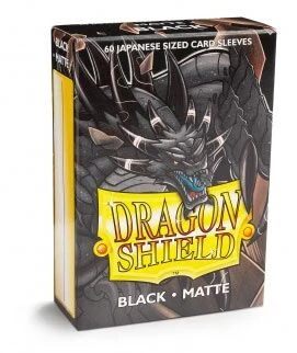 Dragon Shield Sleeves MATTE (59x86mm) Black (60 Stuks)
