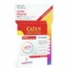 Catan Sized Card Game Sleeves MATTE (56x82) Clear (60) - NIET GESCHIKT VOOR CATAN VAN 999 GAMES