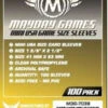Mini USA Game Size Sleeves (41x63mm) Clear (100)
