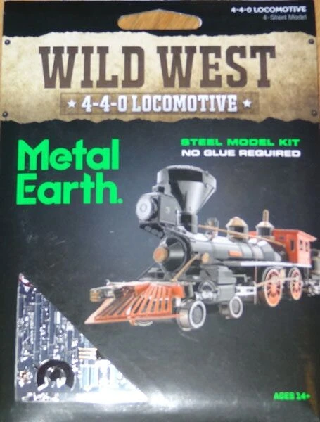 Metal Earth - Wild West 4-4-0 Locomotive - Afbeelding 4