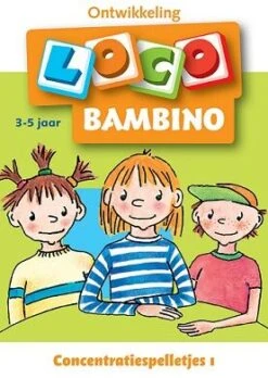 Bambino Loco Boekje - Concentratiespelletjes (3-5 Jaar)