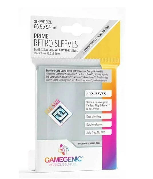 Retro Sleeves PRIME (66,5x94mm) Clear (50)