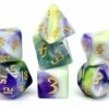Role Playing Dice Siberian Iris (7 Dobbelstenen)