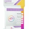 Standard European Card Game Sleeves MATTE (62x94mm) Non-glare (50)